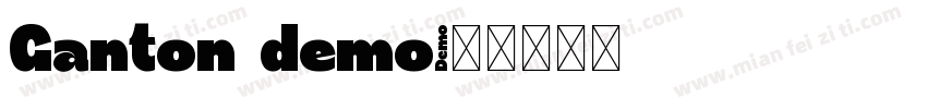 Ganton demo字体转换